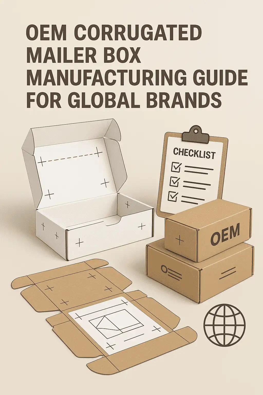 OEM Corrugated Mailer Box Manufacturing Guide for Global Brands
